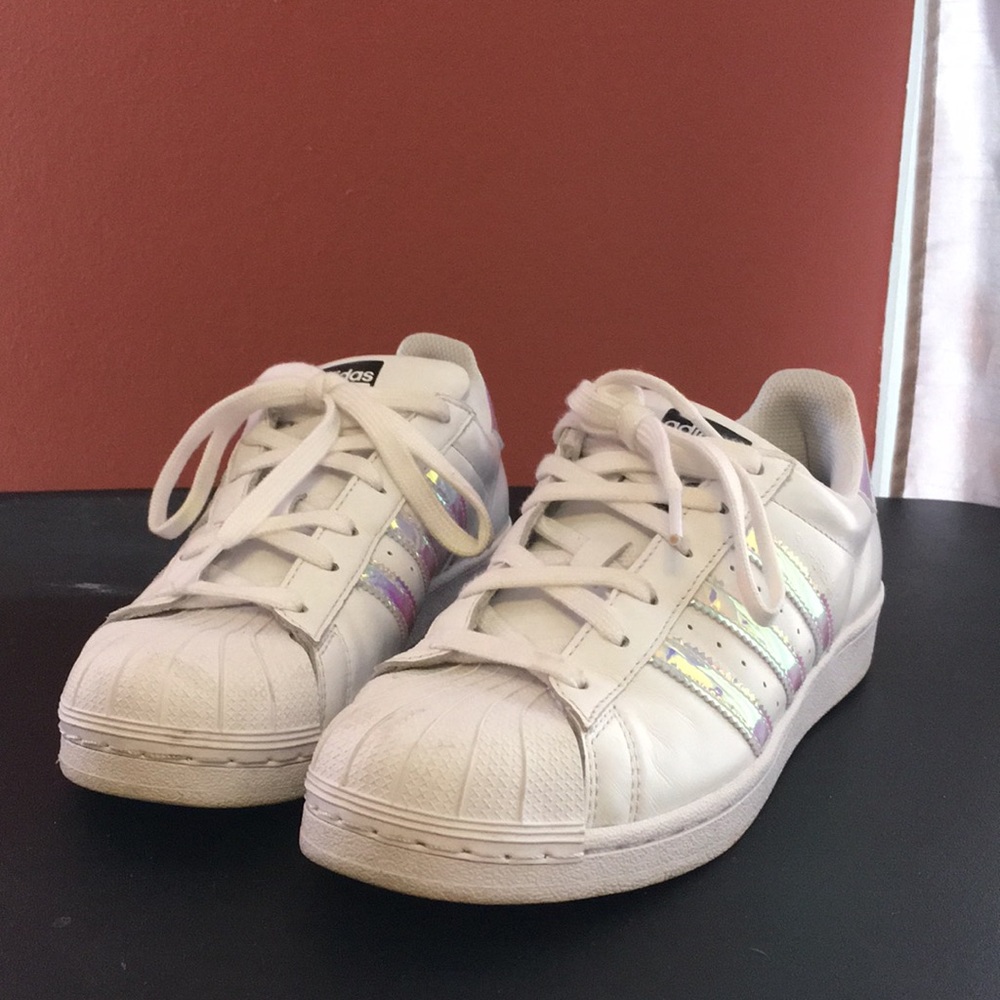 Adidas Superstar Custom Holographic Sneakers